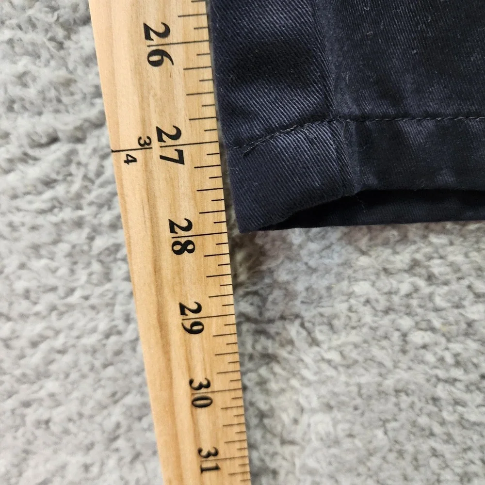 Dockers D3‎ Flat Front Khaki Pants Mens 40x29 Navy Blue and Gray Cotton Lot of 2
